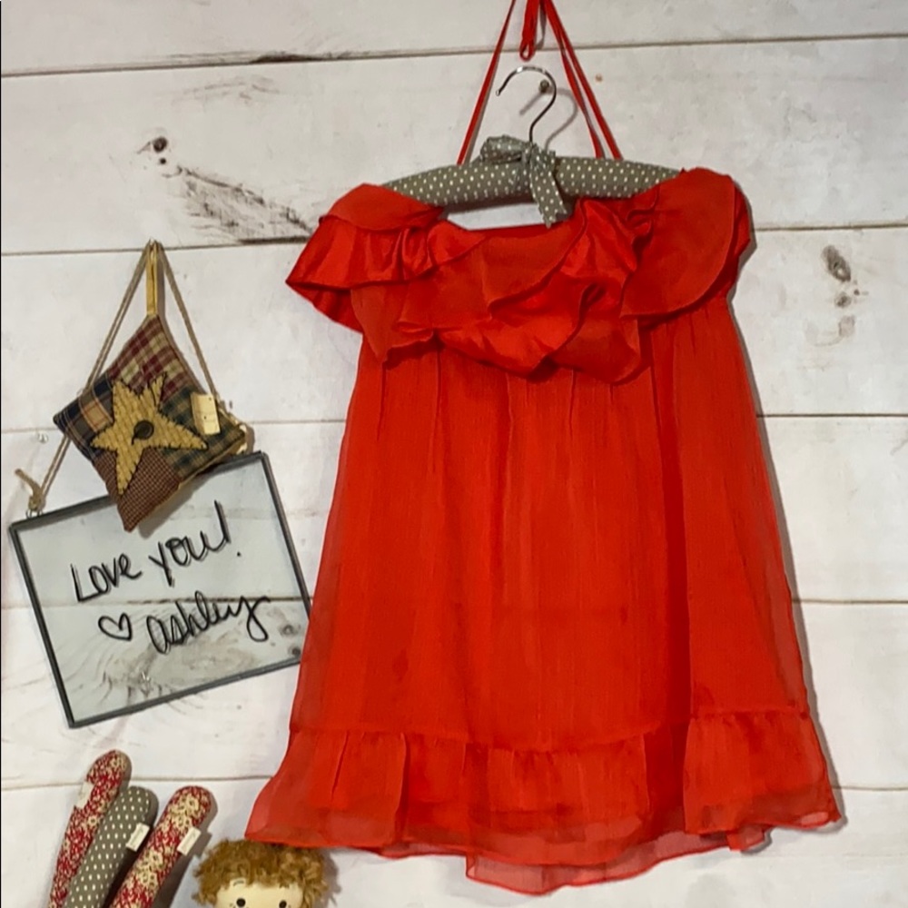 AEO; Red; Sundress; Midi; M - Picture 1 of 8